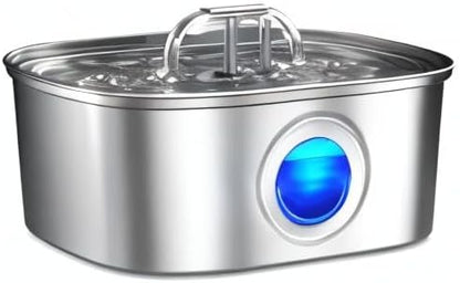 automatic pet water dispenser with clear tank