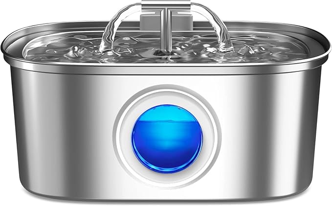 automatic pet water dispenser with clear tank